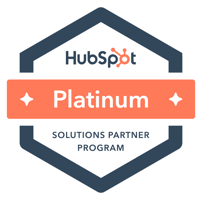 hubspot platinum partner solutions digital marketing company badge award